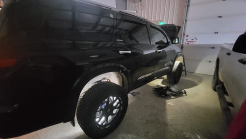 Customer photo review of Premium RGB+W Wheel Lights