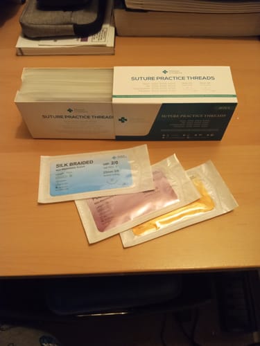 Customer photo review of Suture Thread with Needle