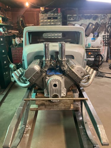 Customer photo review of 4 Bolt Transmission Crossmember Flange Kit