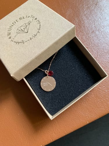 Customer photo review of Halskette Geburtsuhr