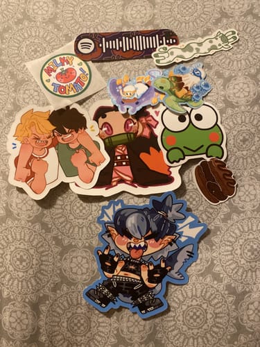 Customer photo review of Chibi Emoji OC Stickers Season 2