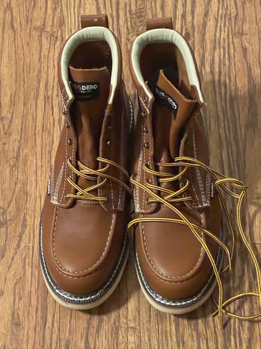 Customer photo review of 6 Inch Moc Toe Boot