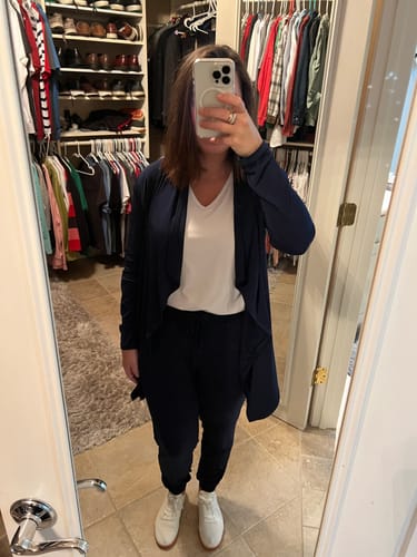 Customer photo review of Brigitte Brianna Street Joggers