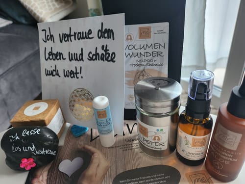 Customer photo review of Der "Streu-Peter" für die Trockenshampoo-Lösung