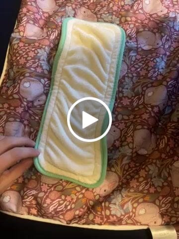 Customer video review of Oops 6-Layer Bamboo Hemp Cotton Insert (AS IS)