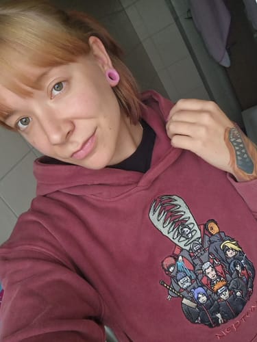 Customer photo review of Naruto Akatsuki Hoodie
