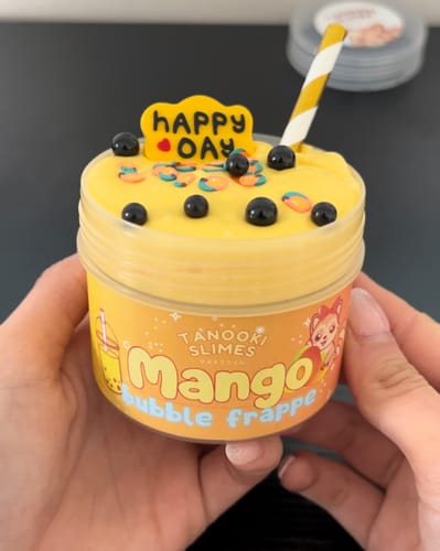 Customer photo review of Mango Boba Frappe