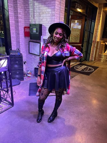 Customer photo review of Plaid Chic Coat