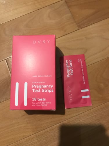 Customer photo review of Pregnancy Test Strips (Ultra-Sensitive)