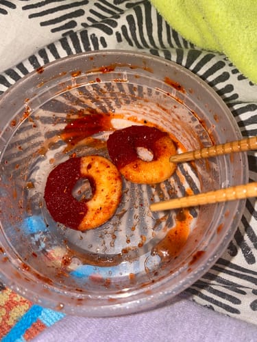Customer photo review of Chamoy Peach Rings
