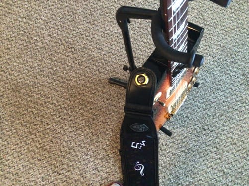 Customer photo review of CFG 'StrapSure' Guitar & Bass Double-Deck Quick-Release Strap Locks