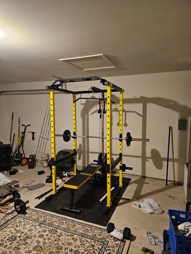 Customer photo review of MAJOR LUTIE PLM05 Power Rack Home Gym Fitness - For Beginner