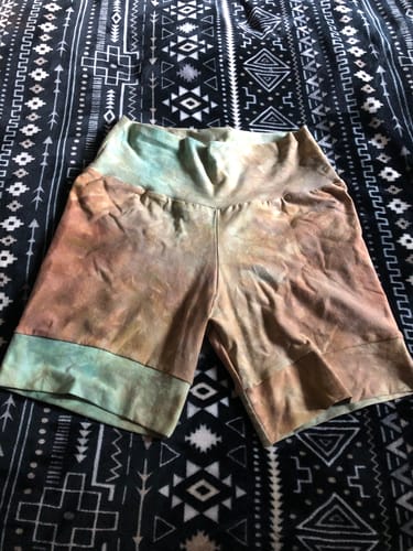 Customer photo review of Banded Bike Shorts 'Shoreline'