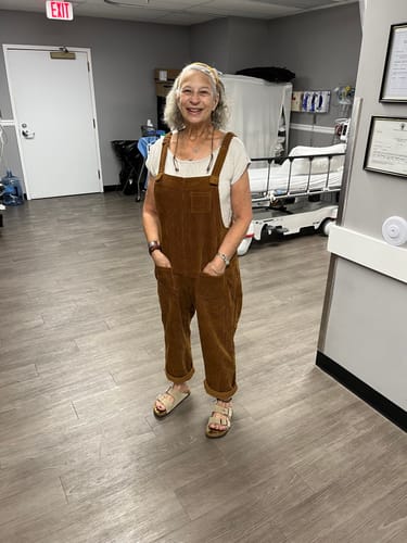 Lea S. review of Plus Size Vintage Women Corduroy Loose Overall image 1 out of 1