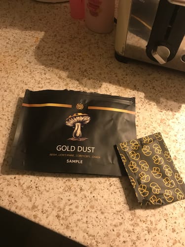 Customer photo review of Gold Dust - Cocoa Sample!