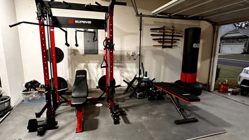 Customer photo review of Major Fitness F22 All-In-One Home Gym Power Rack