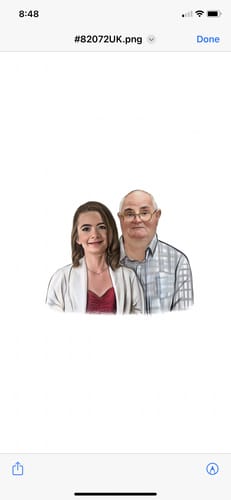Customer photo review of Colour Portrait Digital 🇬🇧 30 x 40cm Portraits