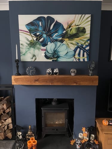 Customer photo review of "110x70" Custom Design Glass Wall Art
