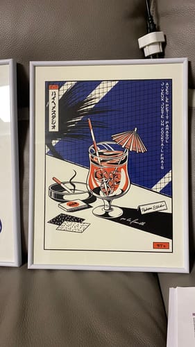 Customer photo review of Cocktail Print