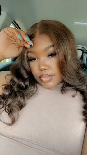 Customer photo review of Must Have! Natural Brown Classic Body Wave Lace Frontal Wig