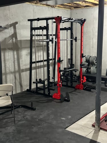Customer photo review of Major Fitness SML07 All-In-One Home Gym Smith Machine