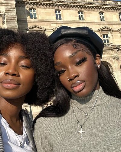 Customer photo review of Coily(3C-4A) Afro Kinky Curly Lace Frontal Wig 200% Density