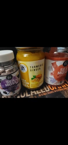 Customer photo review of Vegan Sea Moss Capsules with Elderberry