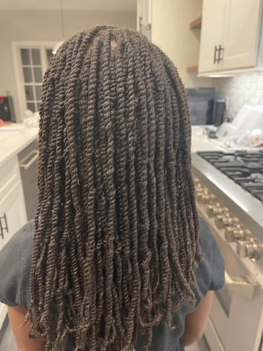 Customer photo review of 4C ONLY | Too Twisted Loc, Braid, & Twist Gel For 4C Hair