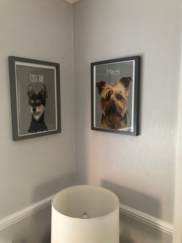 Customer photo review of Classic - Custom Pet Portrait
