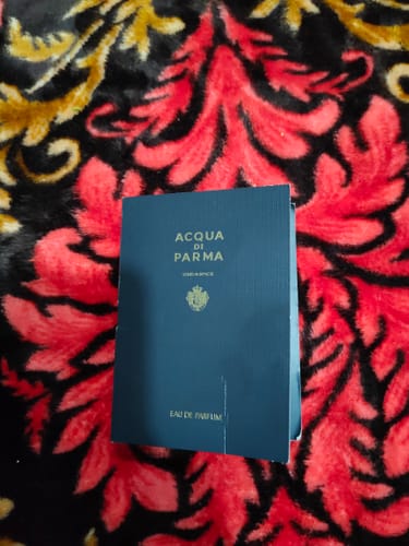 Customer photo review of Acqua Di Parma Oud & Spice Eau De Parfum Vial 1.5ml