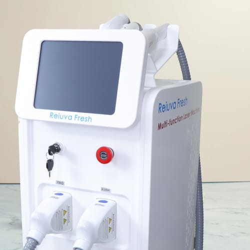 Customer photo review of Multi-function Laser Machine for Hair Removal + Tattoo Removal + E-Light Skin Rejuvenation