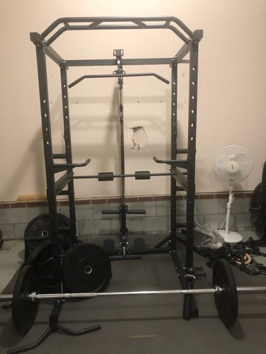 Customer photo review of MAJOR LUTIE PLM05 Power Rack Home Gym Fitness - For Beginner