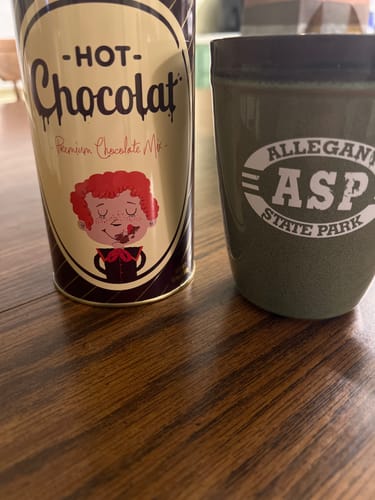 Customer photo review of Premium Hot Chocolate Mix Tin
