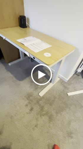 Customer video review of E-Max Desk Height Adjustable