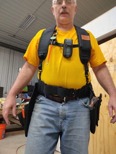 Customer photo review of Essential Low Profile Toolbelt