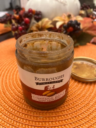 Customer photo review of Organic Cinnamon Maple Almond Butter made with ROC Almonds