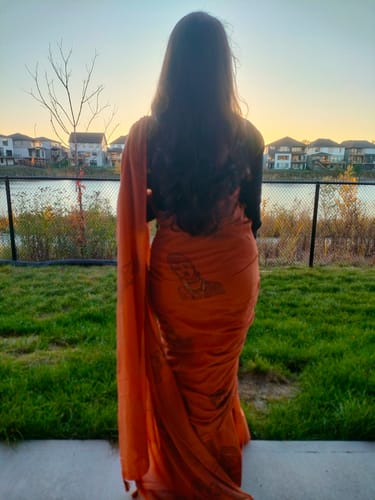 Customer photo review of Faces KhoobSurat (Pure Mul Cotton Saree)