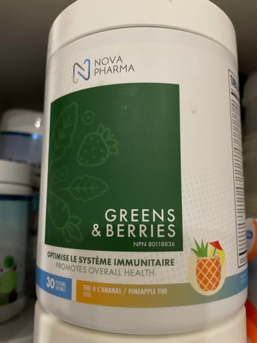 Customer photo review of Nova Pharma - Greens & Berries 420g