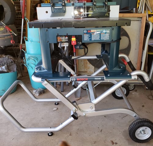 Customer photo review of Bosch Benchtop Router Table | Reconditioned