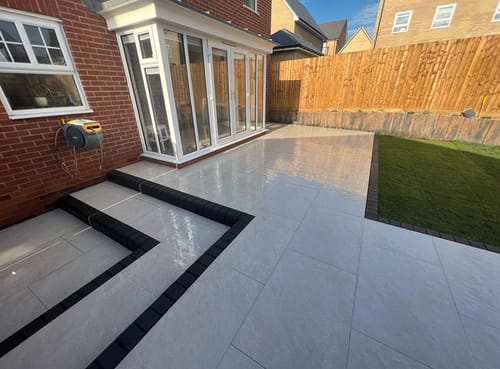 Customer photo review of Himalayan - White Porcelain Paving Tiles - 900 x 600 x 20mm