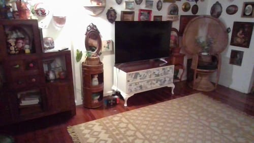 Customer photo review of Perla Rue Mustard Rug