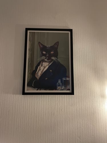 Customer photo review of The Victorian Explorer - Custom Vintage Pet Portrait