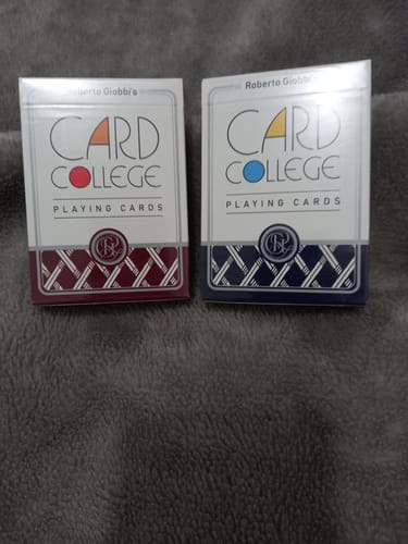 Customer photo review of Buy One & Get One Free Section: AUTHORIZED BY ROBERTO GIOBBI丨CARD COLLEGE STANDARD PLAYING CARDS BY TCC