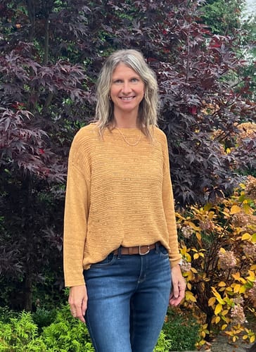 Customer photo review of Meo Maria Knit Sweater (Mustard)