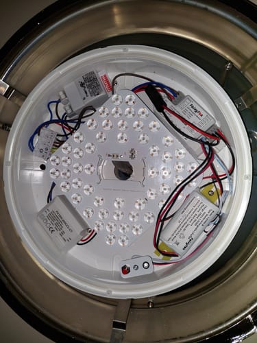 Customer photo review of Microwave Sensor CCT 12W/18W Adjustable Wattage LED IP65 Bulkhead