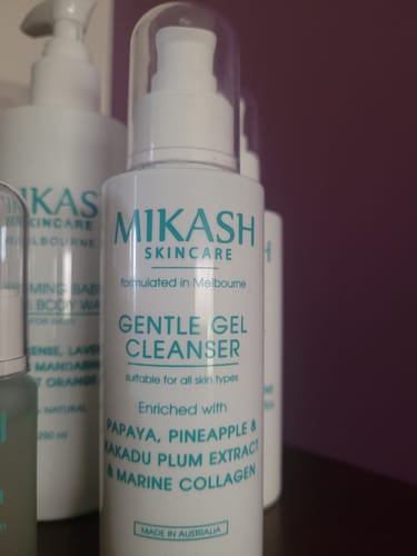 Customer photo review of Gentle Gel Face Cleanser