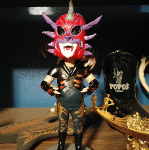 Customer photo review of Fully Customizable 1 Kid Custom Bobblehead