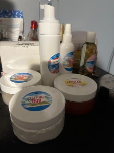Customer photo review of Island Girl Scrub