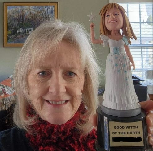 Customer photo review of Fully Customizable 1 Kid Custom Bobblehead
