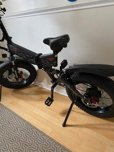 Customer photo review of Bezior XF200 Electric Mountain Folding Bike